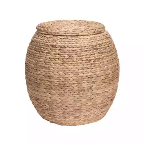Water Hyacinth Wicker Storage Basket image