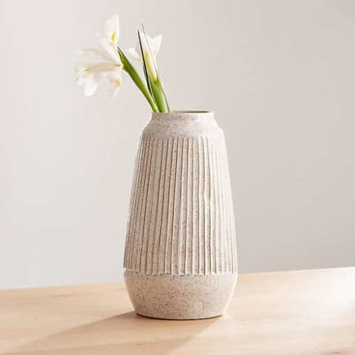 Mara Cream Vase Large image