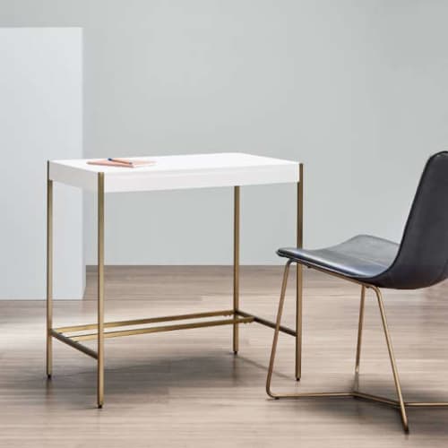 Zane Mini Desk - White image