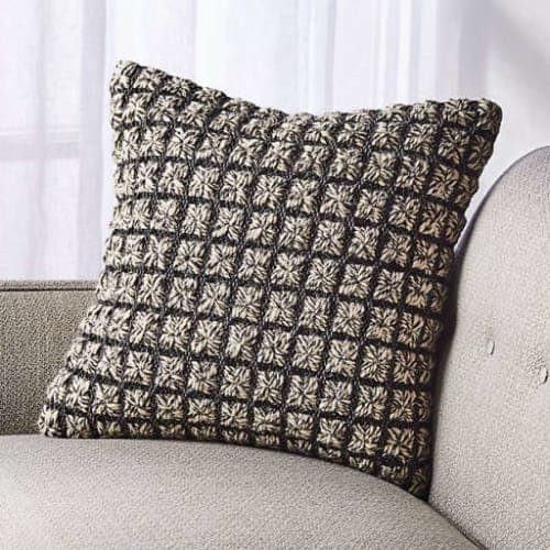 Dinard Black and White Pillow image