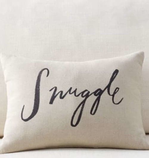 SNUGGLE SENTIMENT PILLOW image