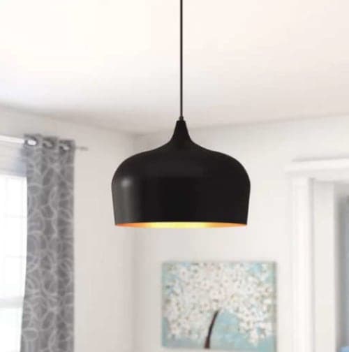 Bitner 1-Light Dome Pendant image