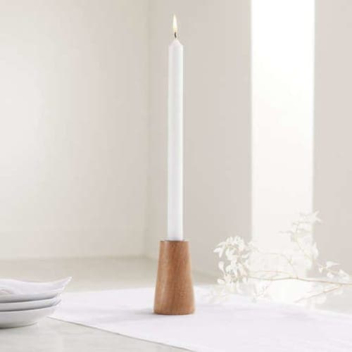 Wood Taper Candle Holder image