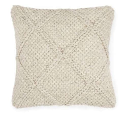 Criss Natural Ivory Pillow With Insert-20"x20" image