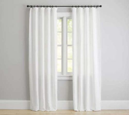 Classic Belgian Flax Linen Blackout Curtain image