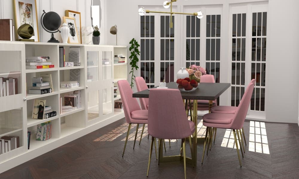 Rose Chic Dining Room