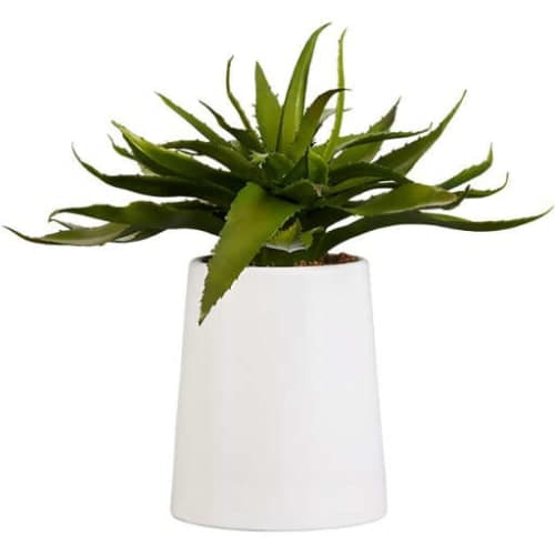 POTTED FAUX ALOE 9" image