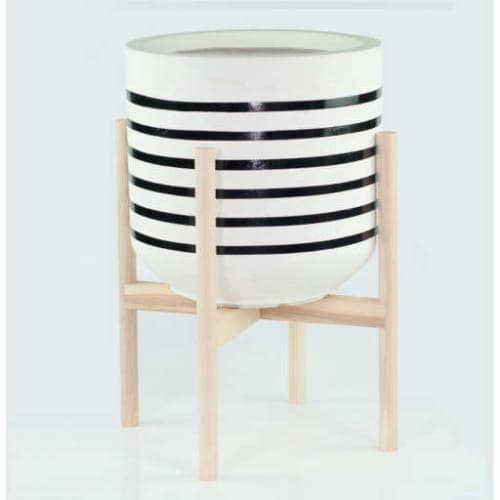 Leatherman Handcrafted Fiber Clay Pot Planter image