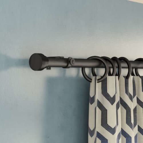 New Hartford Single Curtain Rod and Hardware Set image