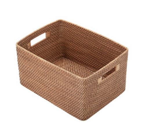 Rectangular Storage Rattan Basket image