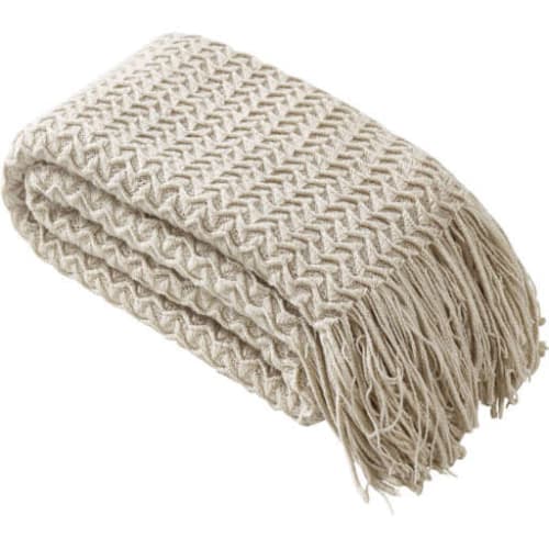 Knitted Throw Blanket image