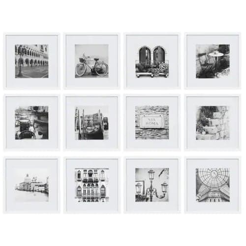 Gallery Perfect 12-Piece Frame Kit, White image