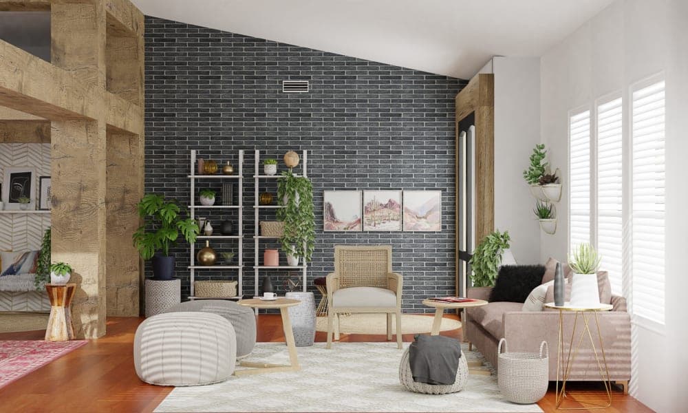 Southwestern: Boho Eclectic Office