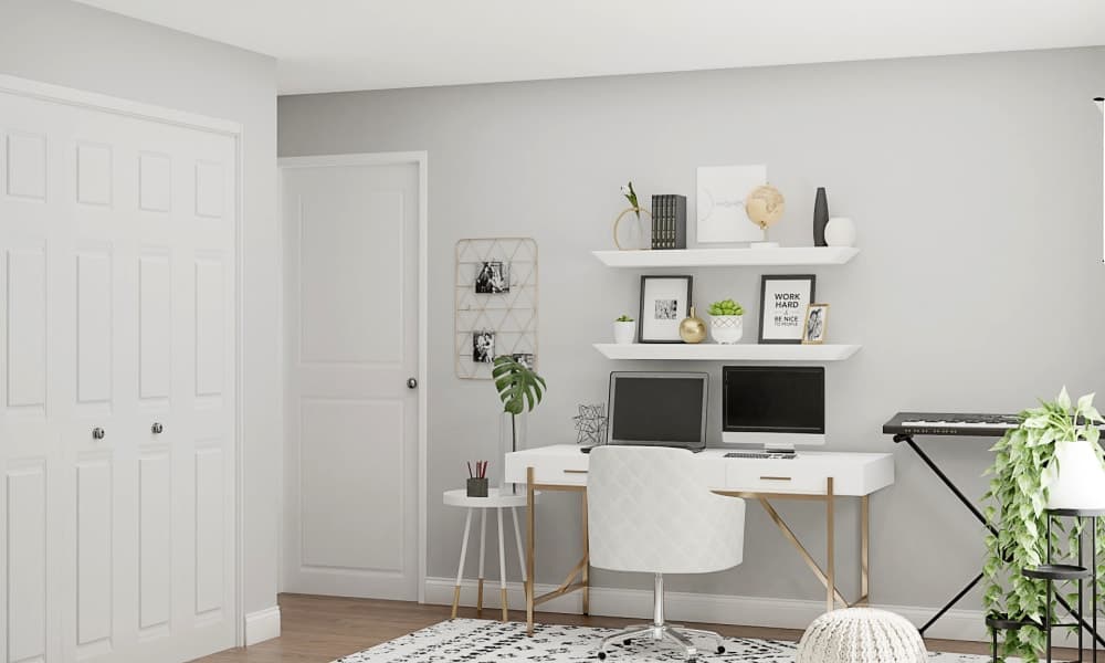 The perfect multi-functional home office for productive work days