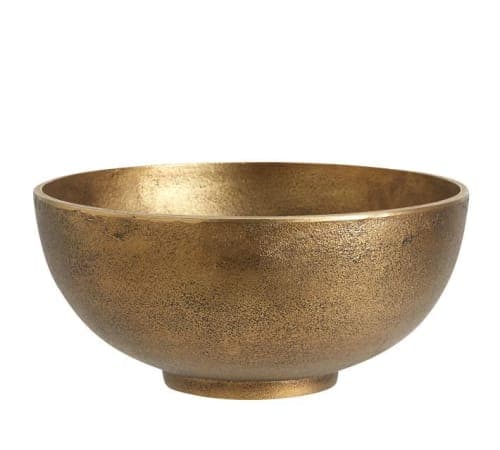 Decorative Metal Bowl Gold One image