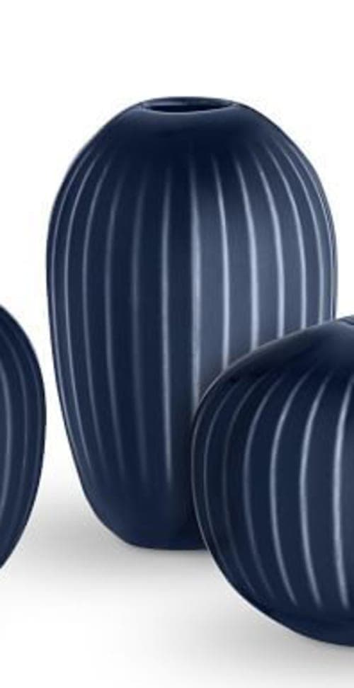 Kahler Hammershoi Miniature Vases Indigo Large image