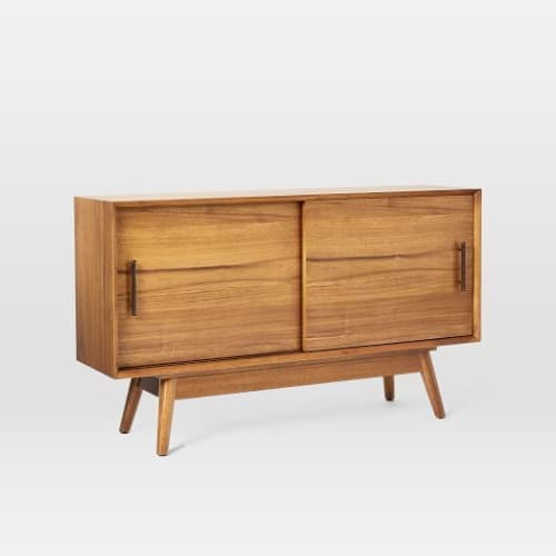 Mid Century Narrow Media Console image