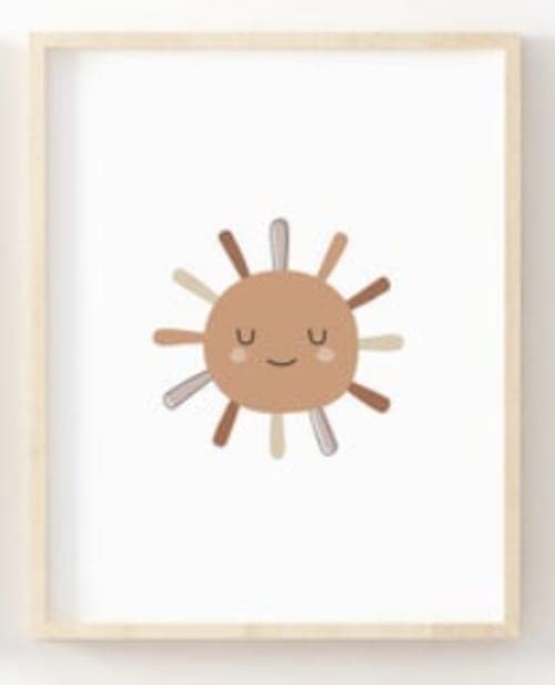 Neutral nursery print set_2 image