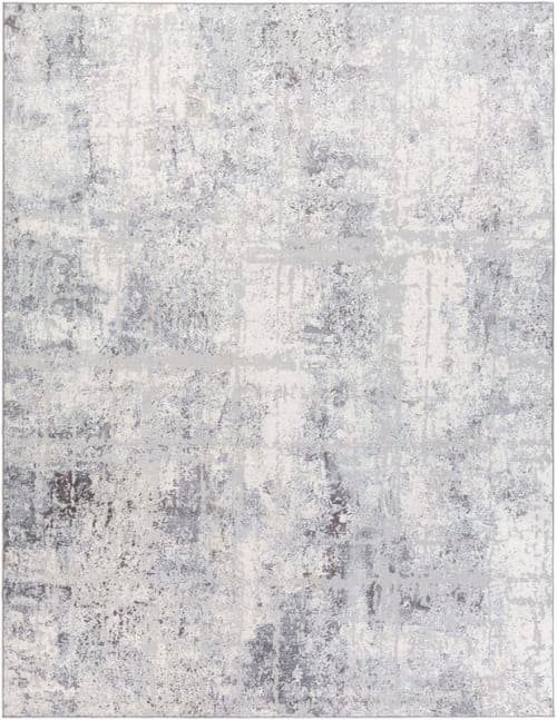 Framingham Abstract Gray Area Rug - 7'10" x 10'3" image