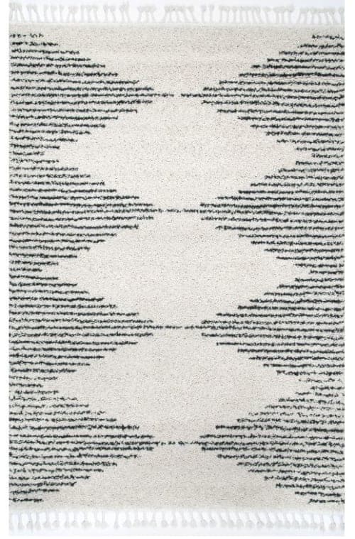 Off White Moroccan Square 7.10 x 10 Area Rug image