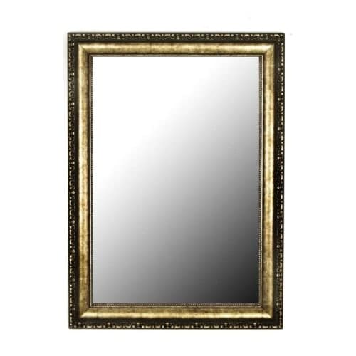 Brodsky Beaded Silver Gold Traditional Accent Mirror image
