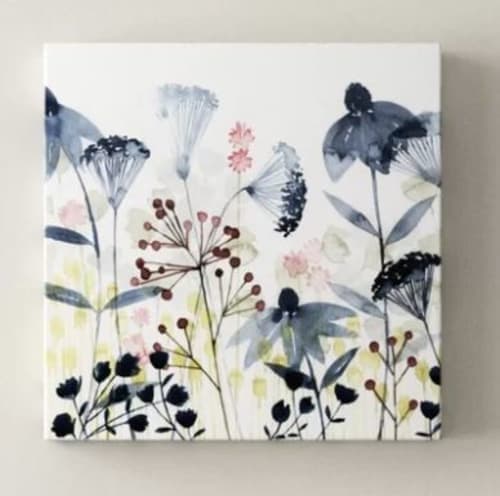 Layered Gardens I Wrapped Canvas Painting on Canvas image