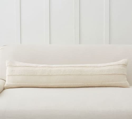 Layla Textured Lumbar Pillow Cover image