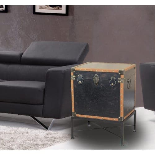 Katherin Trimmed Trunk End Table image