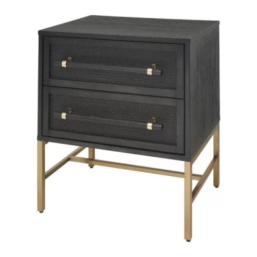 Sophia 2 Drawer Solid Wood Nightstand image