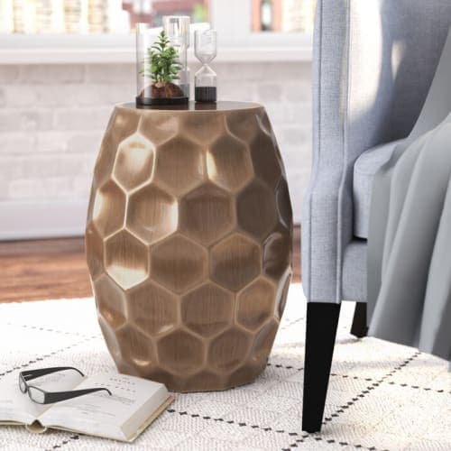 Faning Tall Drum End Table image