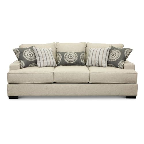 Casual Contemporary Flax Gray Sofa image