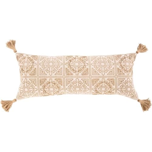 Clift Cotton Geometric Lumbar Pillow Cover image