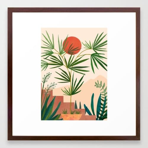 Weekend in Mojave Desert Landscape Framed Art Print image