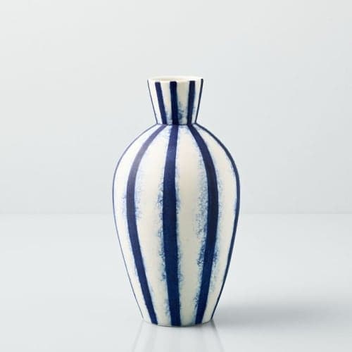 Abstract Indigo Vase, Stripe, Small image