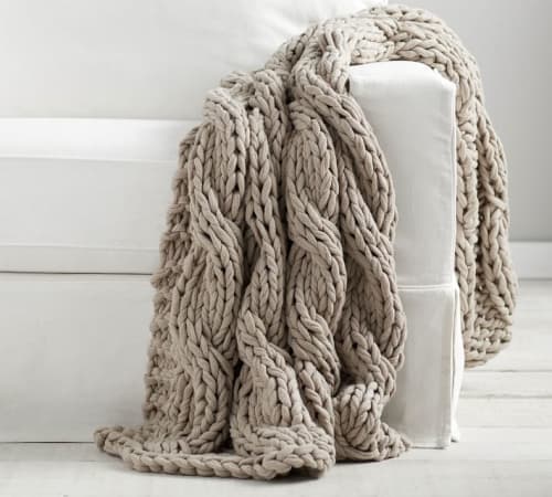 Colossal Handknit Throws image