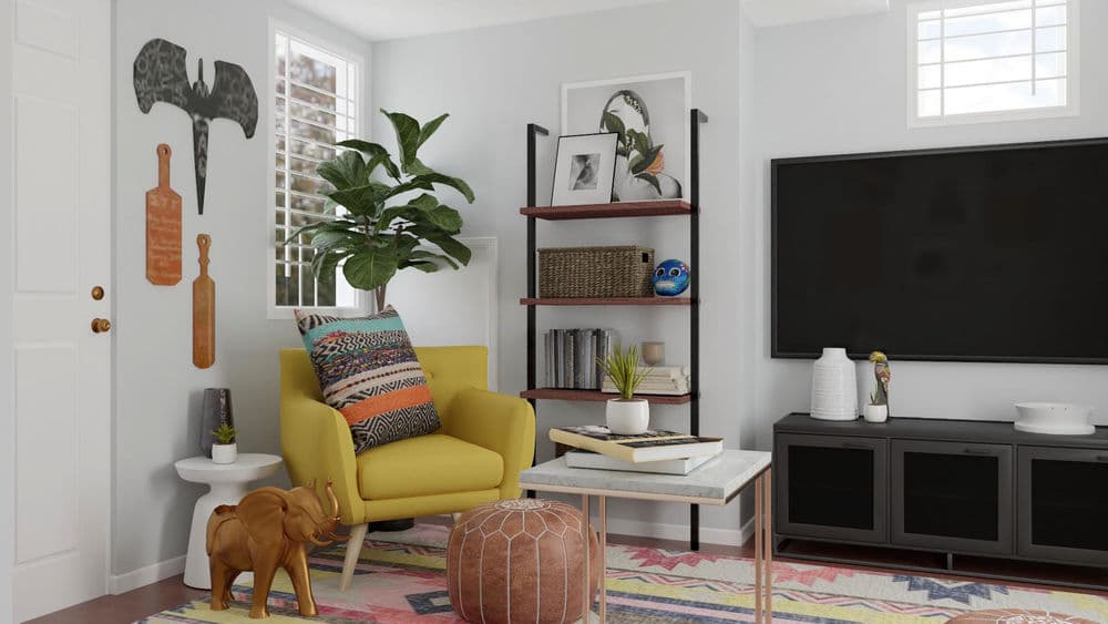 A vibrant eclectic living room done just right! Gallery, Image 3