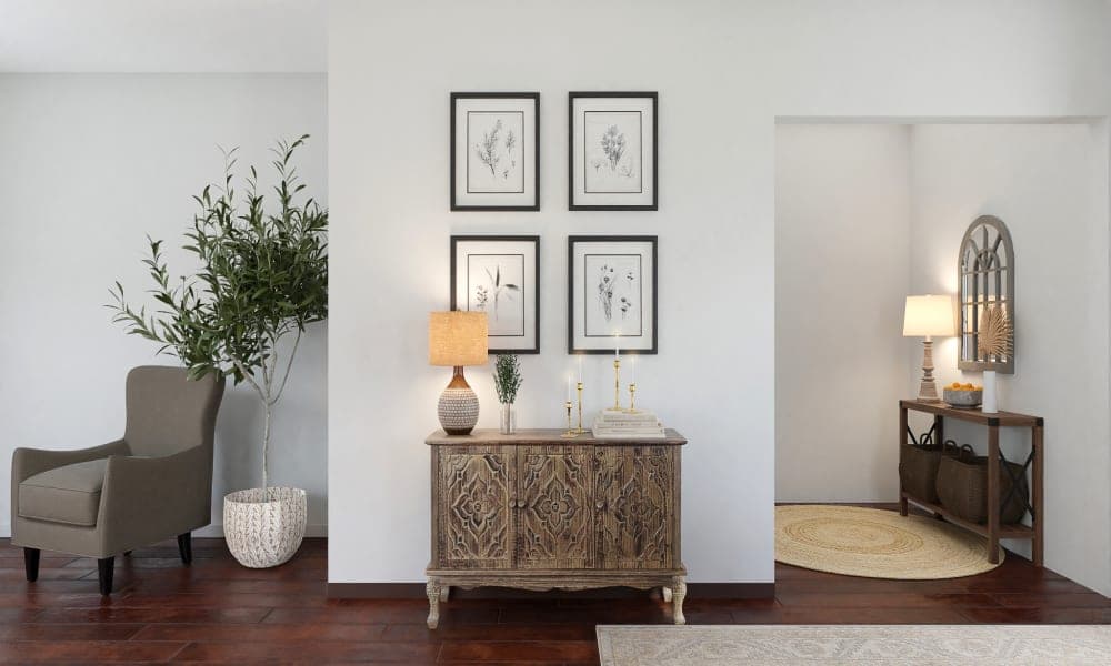 Vintage Dining Room with Rustic Farmhouse Touches