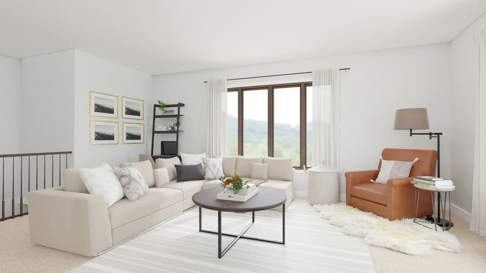 A Transitional Living Room That Looks Like Paradise Gallery, Image 1