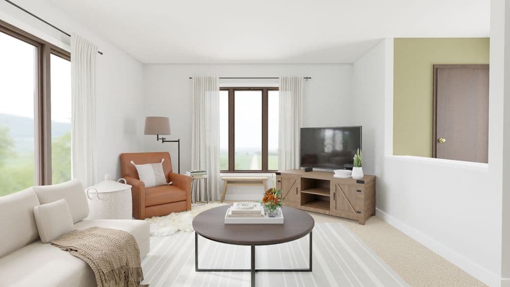 A Transitional Living Room That Looks Like Paradise Gallery, Image 3