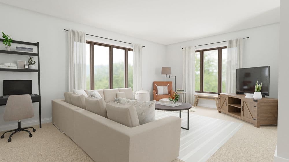 A Transitional Living Room That Looks Like Paradise Gallery, Image 2