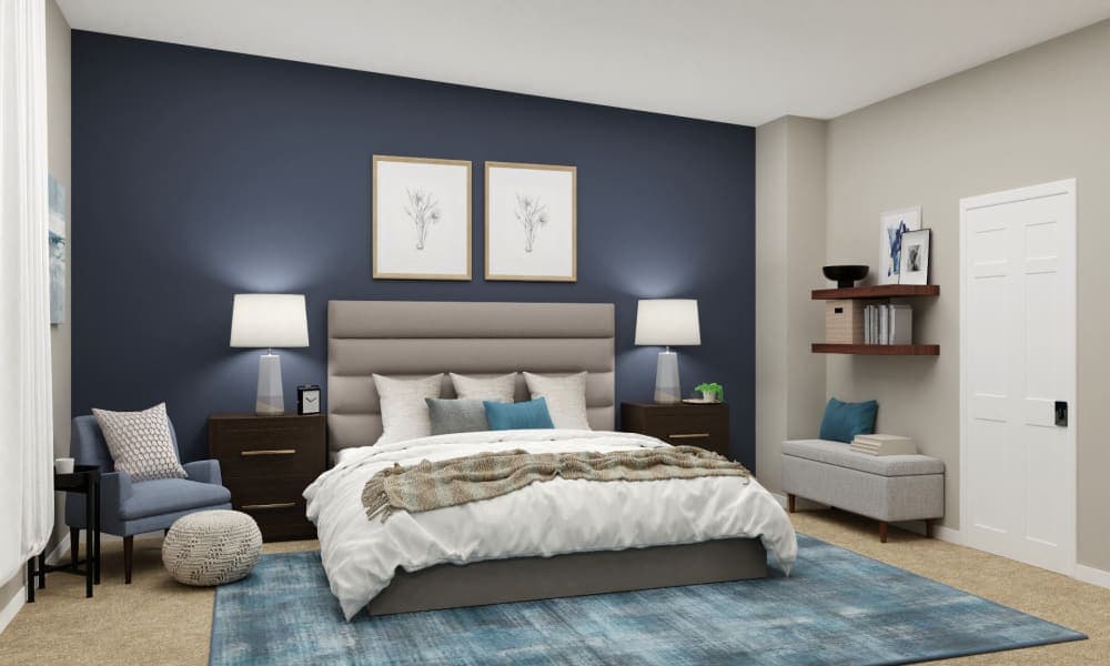 A Charming Mid-Century Modern Bedroom