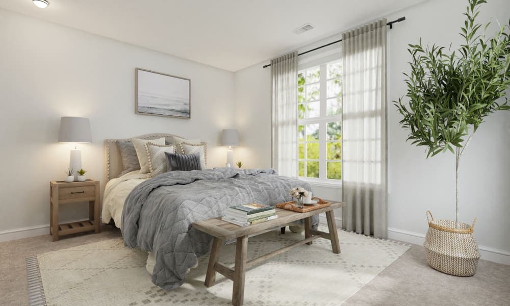 Traditional With Charm: A Rustic Transitional Bedroom