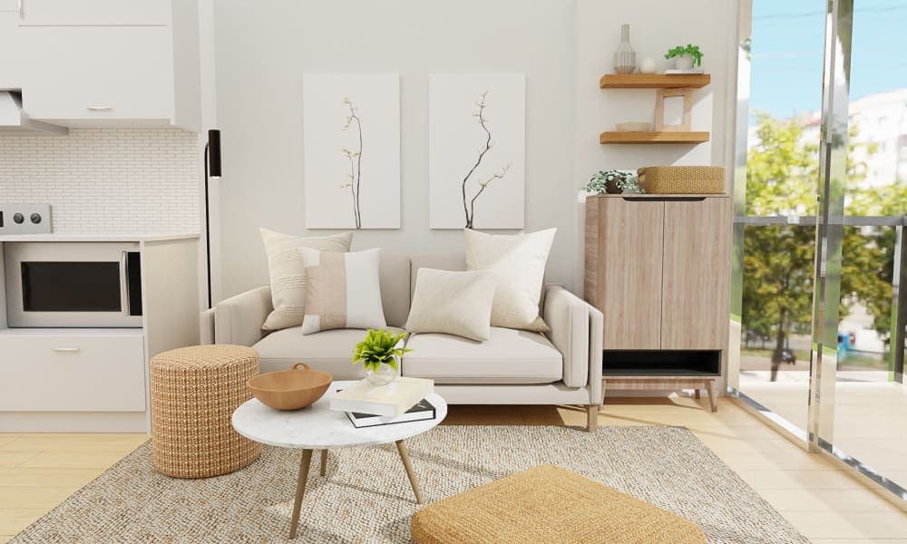 Sunny & Inviting: A Modern Living Room