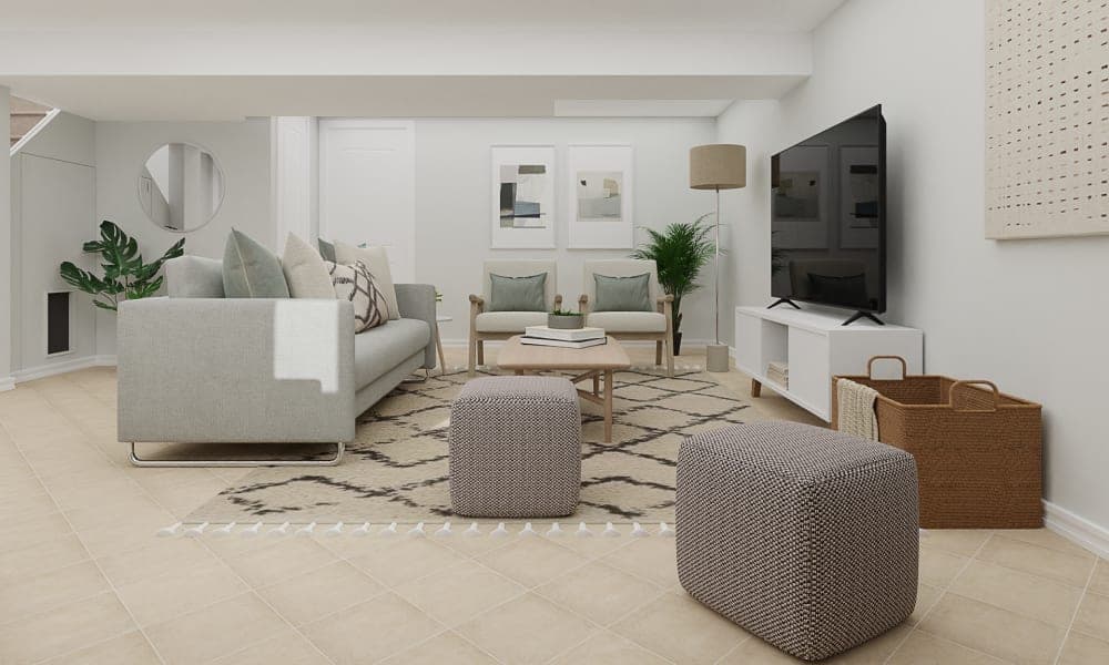 A Bohemian Living Room Filled With Comfort & Style