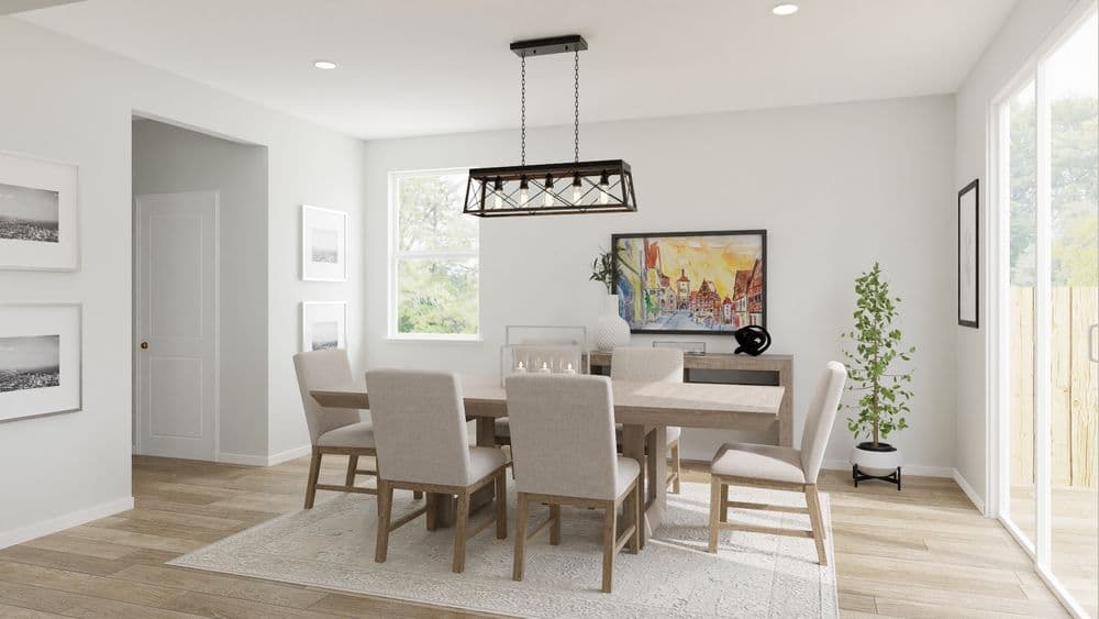 An Elegant Open Living And Dining Room Gallery, Image 4