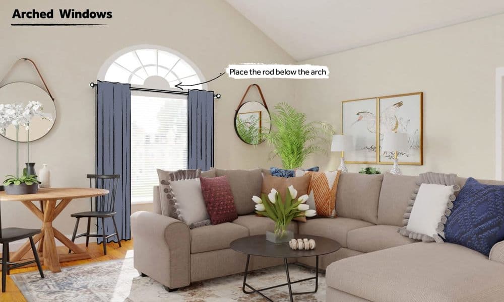 Next in Style - Design Challenge: How To Style Awkward Windows