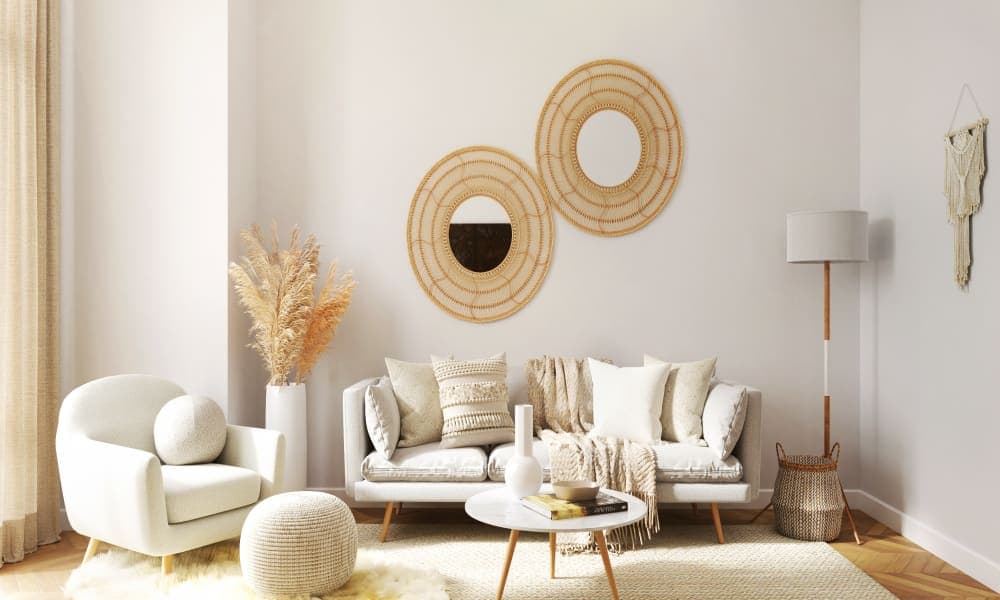 A Perfectly Snug Mid-Century Modern Living Room