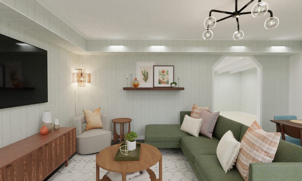 Eclectic Boho Living Room Dining Room