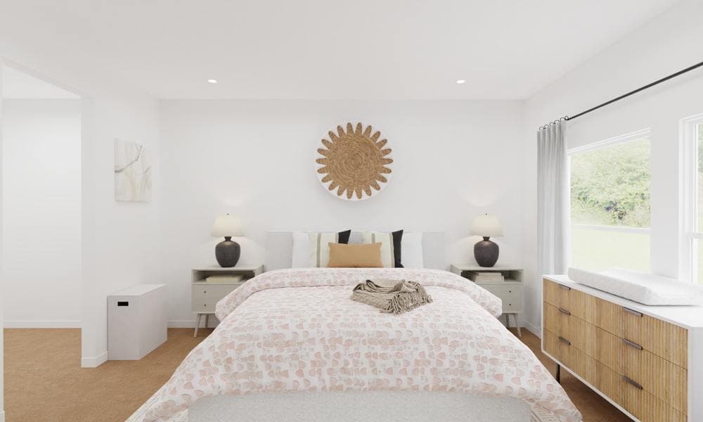 Bedroom Boho Style with Optimal Storage