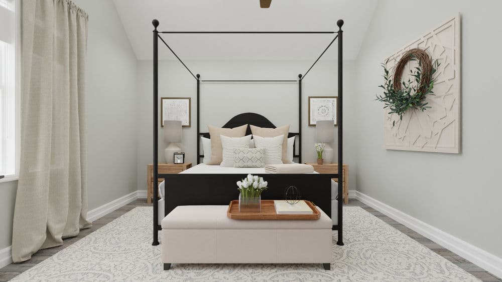Bedroom Farmhouse with Canopy Bed Gallery, Image 1